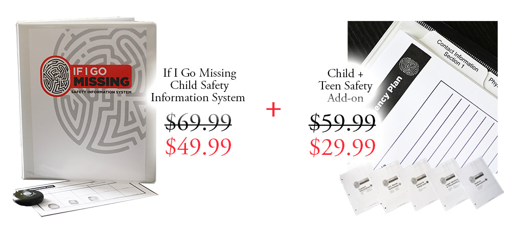 If I Go Missing Child Safety AND Child + (Child to Teen) Special Offer